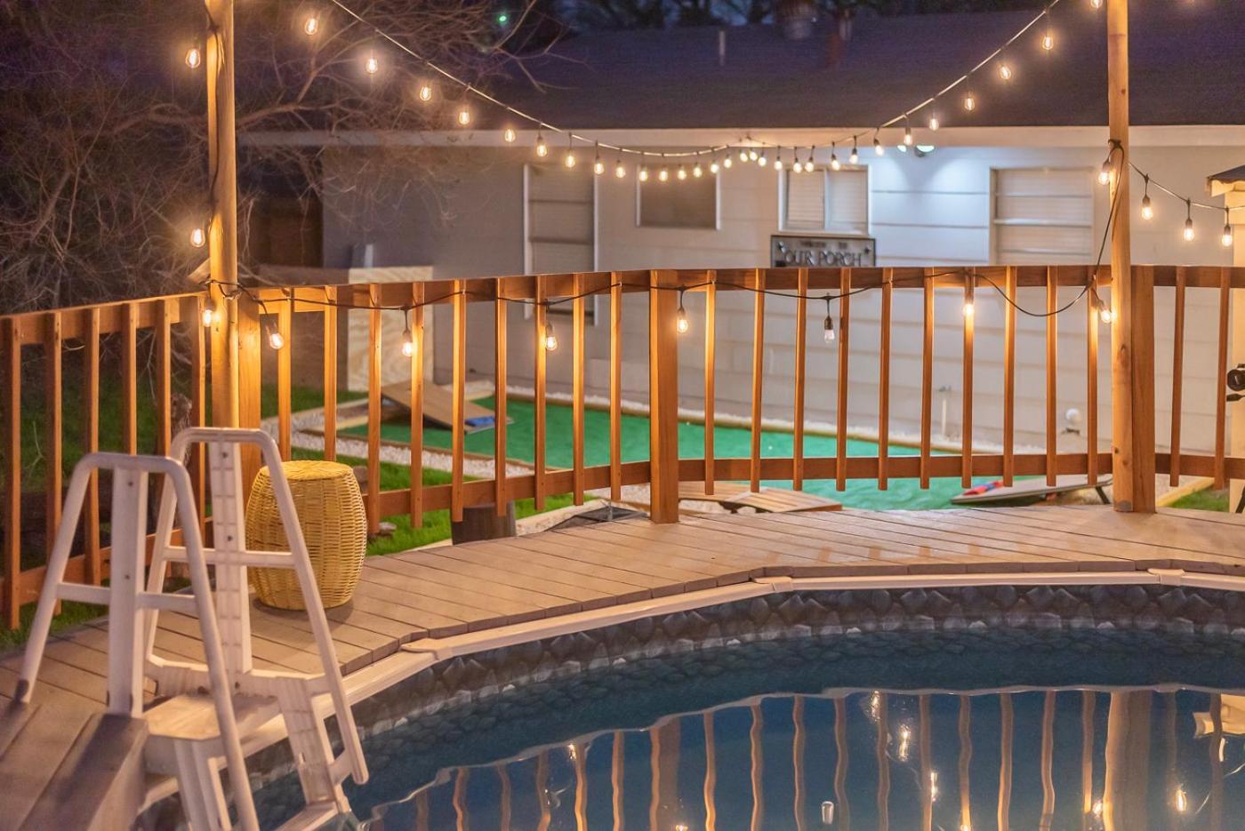 Game Room, Pool & Fire Pit At The Medical Center San Antonio